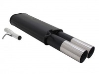 Novus EndschalldäMpfer 2X90Mm Rl-Design Stahl FüR VW Passat -3B/3BG +Abe