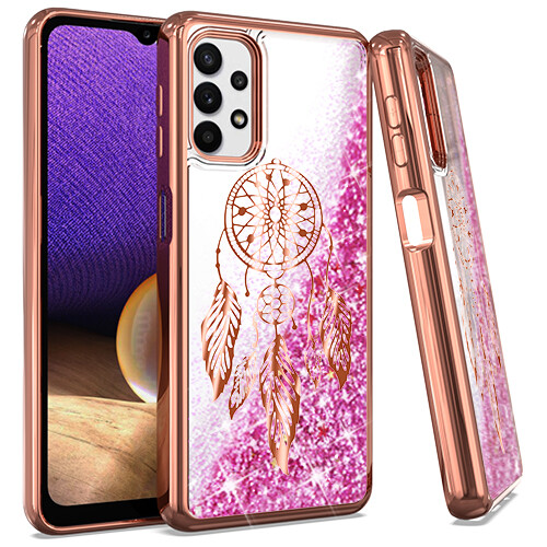 Für Samsung Galaxy A32 5G Flüssig Glitzer Chrom Treibsand Hard Case Handy Hülle - Bild 3 von 6