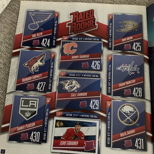 Álbum de colección de hockey Panini NHL 2014-15 con algunas pegatinas Sidney Crosby, etc. - Imagen 13 de 24