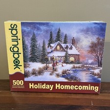Holiday Homecoming 500 Piece Jigsaw Puzzle By Springbok Unopened Imperfect Box