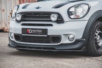 CUP Spoilerlippe Schwarz FüR Mini Countryman JCW S R60 Frontspoiler Schwert ABS