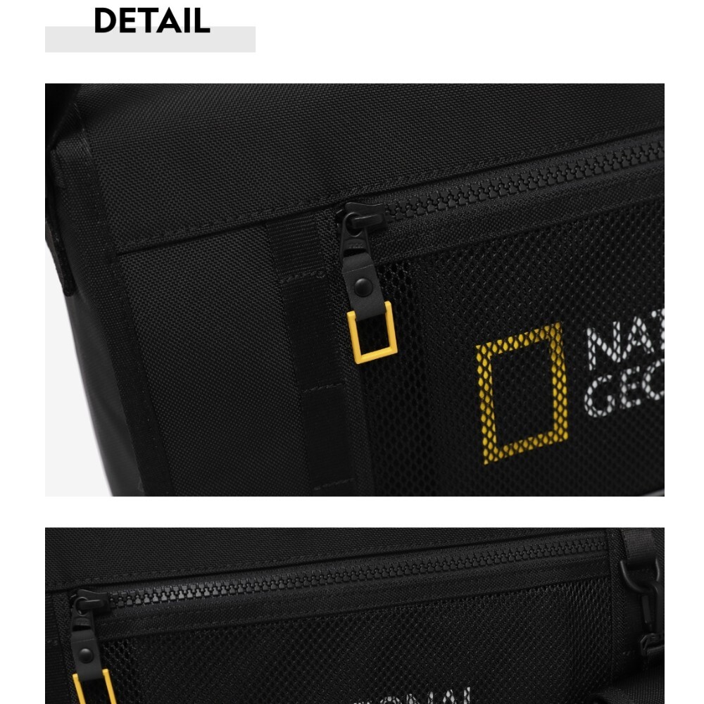 [ナショナルジオグラフィック] PACHY MESSENGER BAG ☆ New NATIONAL GEOGRAPHIC PACHI MESSENGER BAG N245ACR510 BLACK