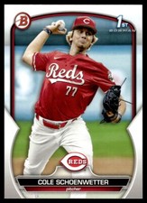 2023 Bowman Draft #BD-116 Cole Schoenwetter - Cincinnati Reds