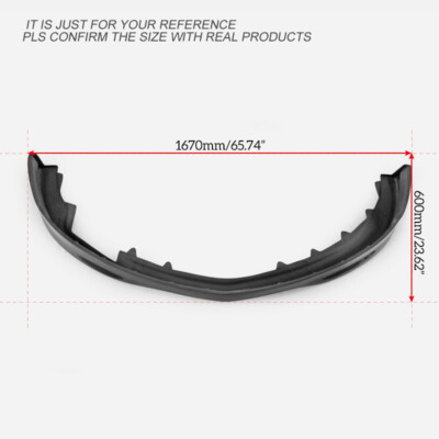 For Mitsubishi Evolution EVO 9 carbon fiber New SE Style Front Bumper Lip Trim