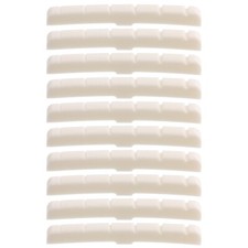 10pcs Guitar Pre-Slotted Bone Nut Curved Bottom for Fender Strat Tele 43mm