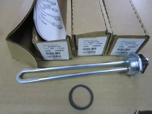 NEW LOT OF 3 BACKER WATER HEATER ELEMENT SG-1153L 120V 1500W