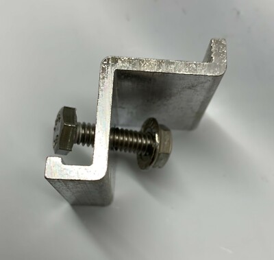 Lot of 4 Ironridge Solar Mount  End Clamps A 1.34'' Clear 29-7000-134