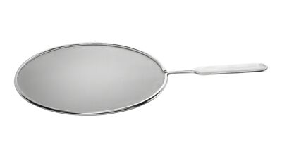 BALLARINI Specials Spritzschutz, 25 cm rund Farbe Silber Spülmaschinenfest
