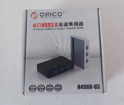 ORICO H4988-U3 4-Port USB3.0 HUB mit VL812 Controller & 12V2A Netzteil