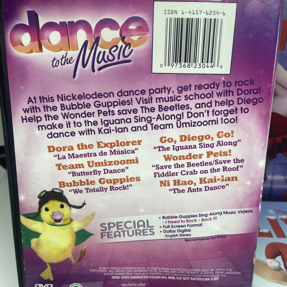 Lot of 4 Kid’s DVDs - Olivia, Animal Friends, Dora, Go Diego Go, Team Umizoomi - Image 3 of 4