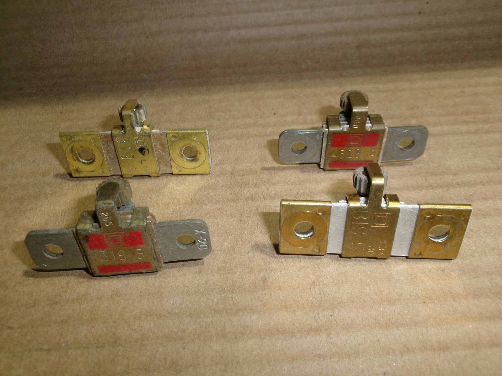 Square D B19.5 relay unit heater lot of 4