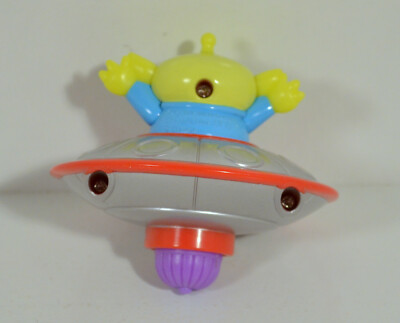1999 Green Alien Spin Saucer Top McDonald's Action Figure #5