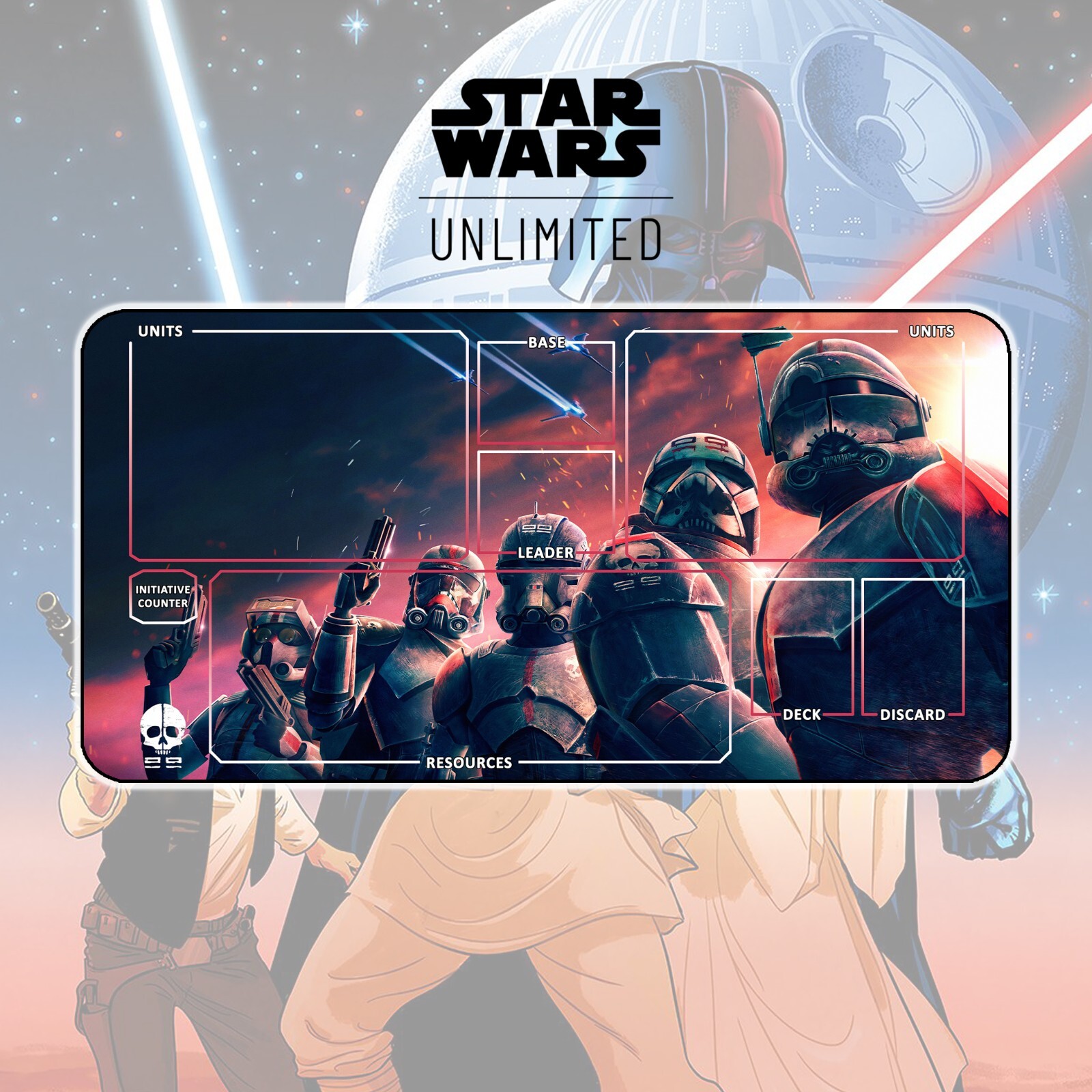 Playmat Bad Batch TCG Star Wars : Unlimited