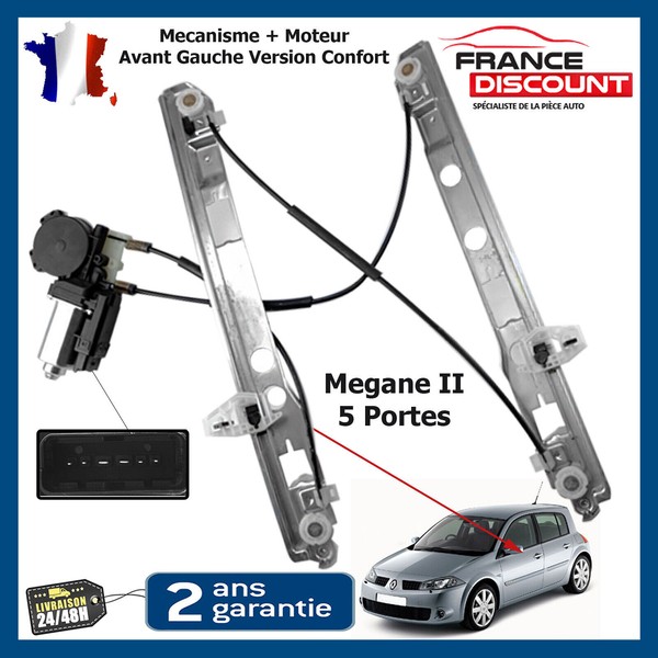 Fensterheber Links FüR Megane 2 II 5 TüRen RS Temic Komfort 8200325136-image