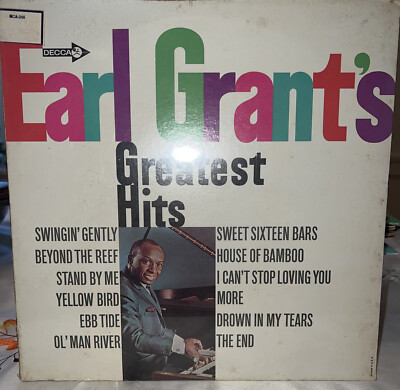 Earl Grant s GREATEST HITS Vinyl LP Record DECCA DL 74813 Vintage JAZZ New