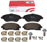 Brembo P59036 BremsbelÄGe BremsklöTze FüR Opel Corsa C Meriva Combo Tigra