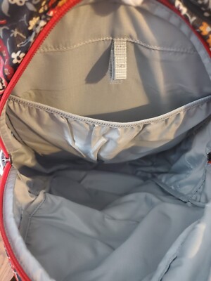 NEW Vera Bradley Coleman Camping Hiking Black Red 22L  display picture 1