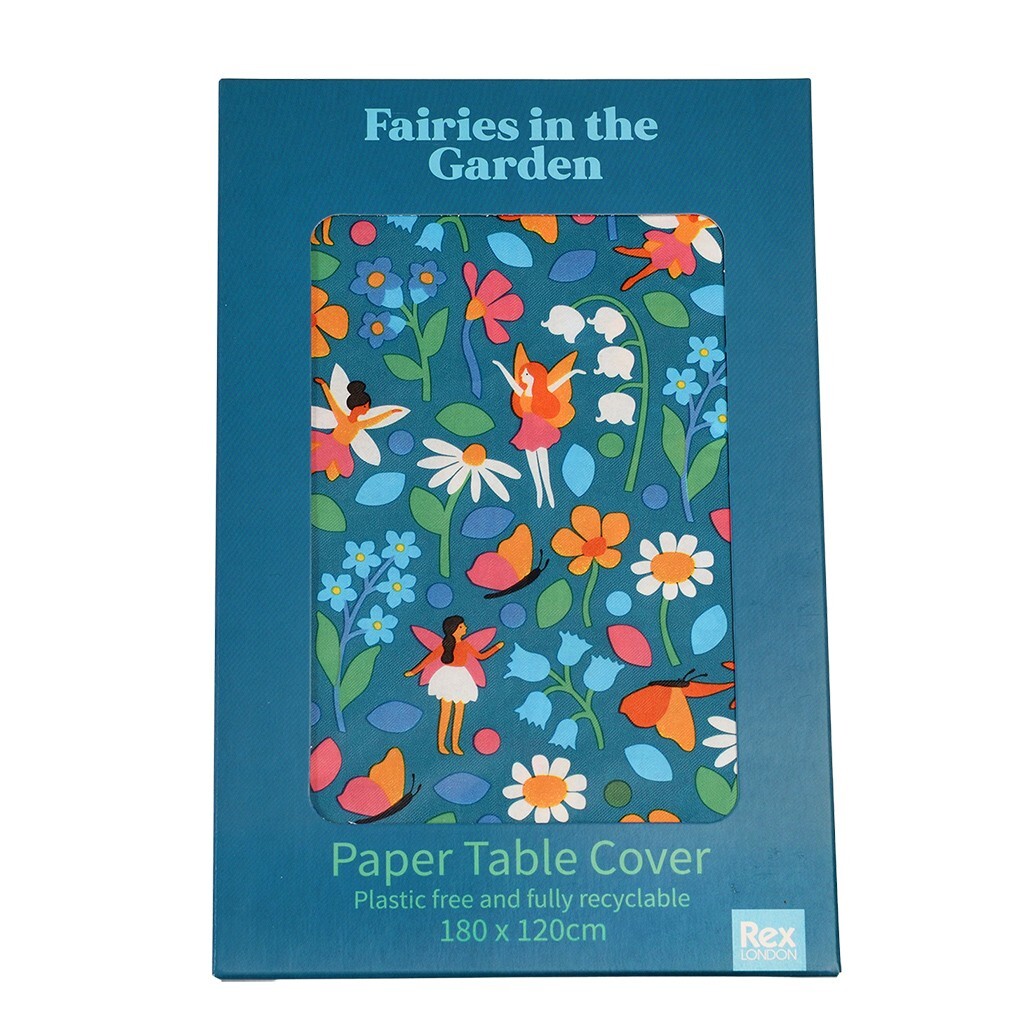 Rex London FAIRIES IN THE GARDEN PAPER TABLE COVER