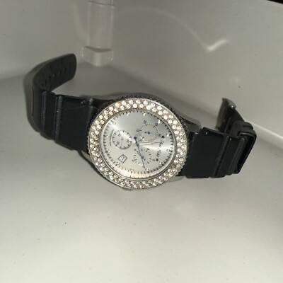 Running Marc Ecko Watch E17500G1 Big Crystal Dial Mens/womens Chronograph Rare