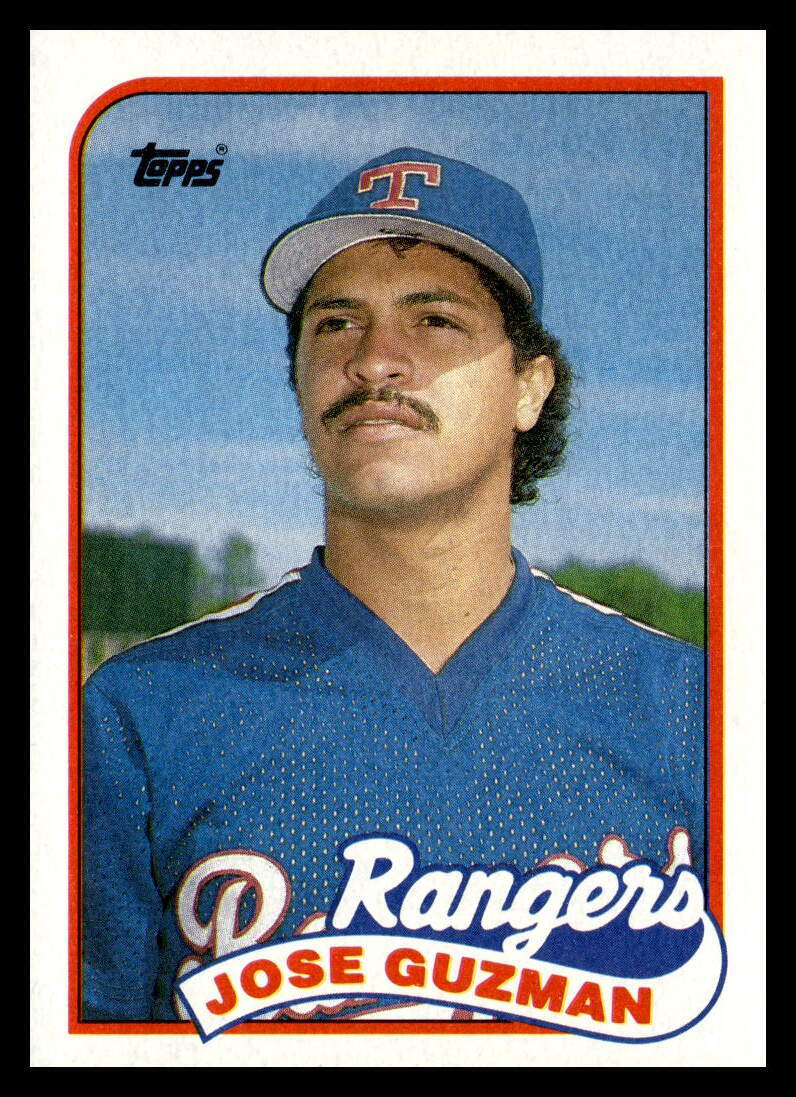 1989 Topps #462 Jose Guzman Texas Rangers Baseball Card | eBay