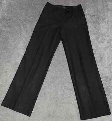 NYCC Dress Pants Women's Size 6 Black Slacks Straight Flat Front Formal  Business | eBay