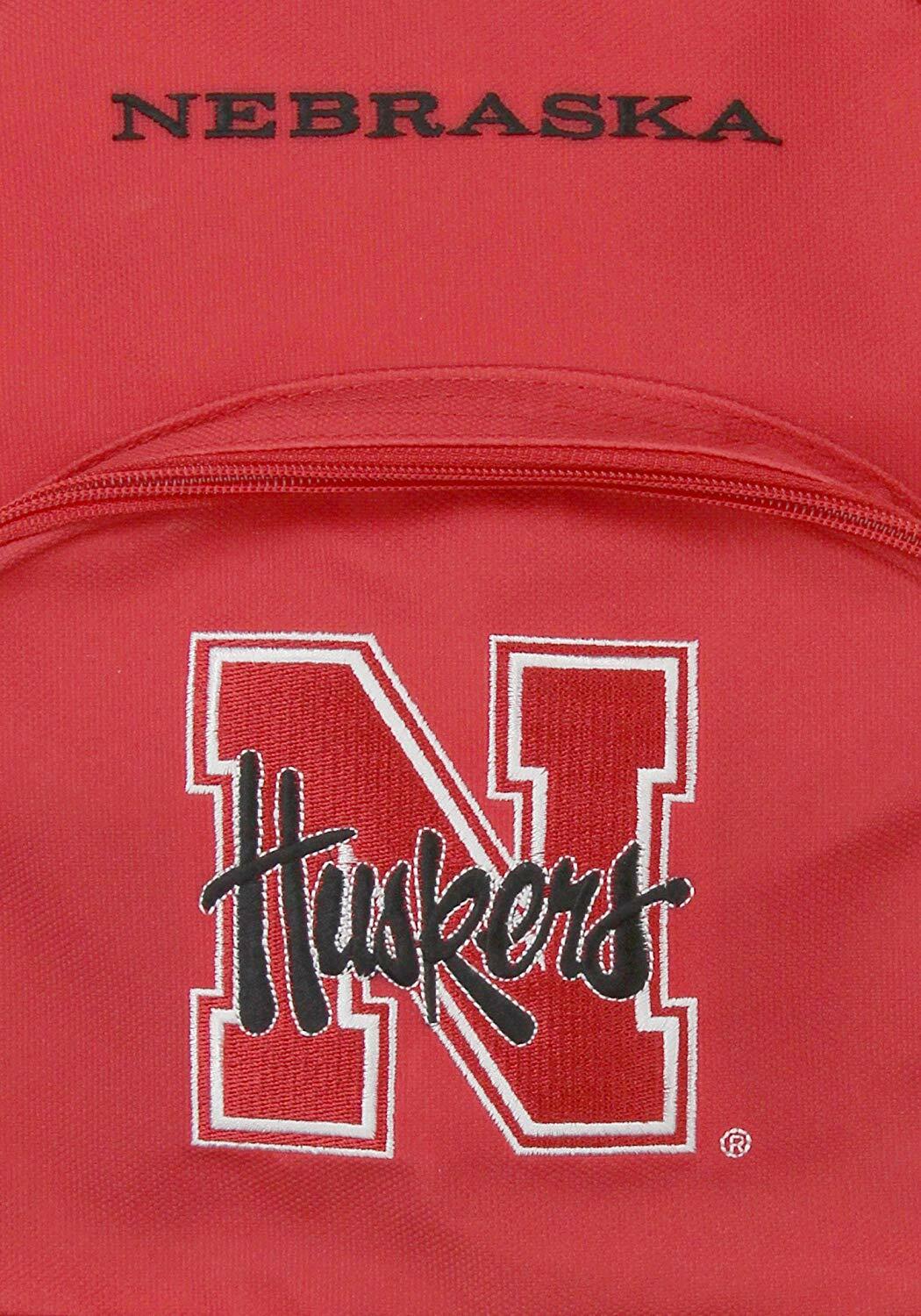 Nebraska Cornhuskers NCAA Kids Boys Girls School Mini Backpack, Red