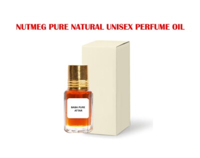 NUTMEG  PURE NATURAL UNISEX PERFUME OIL ATTAR 25ML ORGANIC FROM INDIA