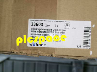 wohner 33603 brand new busbar switch Express DHL or FedEx