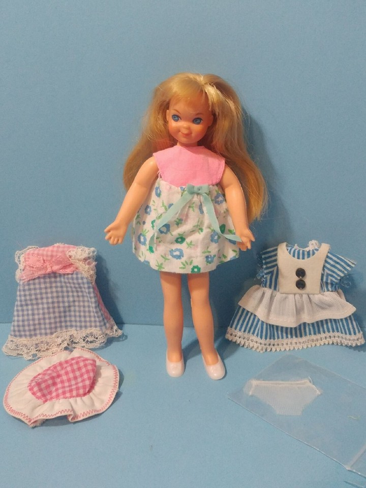 Poupée Mannequin Vintage Mattel TUTTI – 1965 – Fabriquée à Hong Kong – Collection