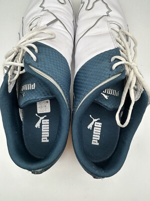 Vintage PUMA Y2K 00's Archives Moto White Leather Made in Vietnam