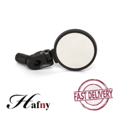 Hafny MR083 Bike Bar End Mirror Safe Rearview Handlebar Bicycle Mirrors Black