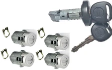 Chevy Express Van 10-14 OEM Ignition & 4 Door Lock Cylinders W/2 Chevy Logo Keys