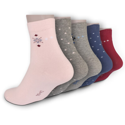 Kurzsocken WELLNESS (Bund 5 oder 10 Paar) Komfortbund ohne Gummi blau rot rosa