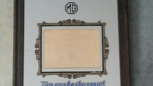 MG car collectable mirror. Put your own photo in mirror. - Picture 5 of 6