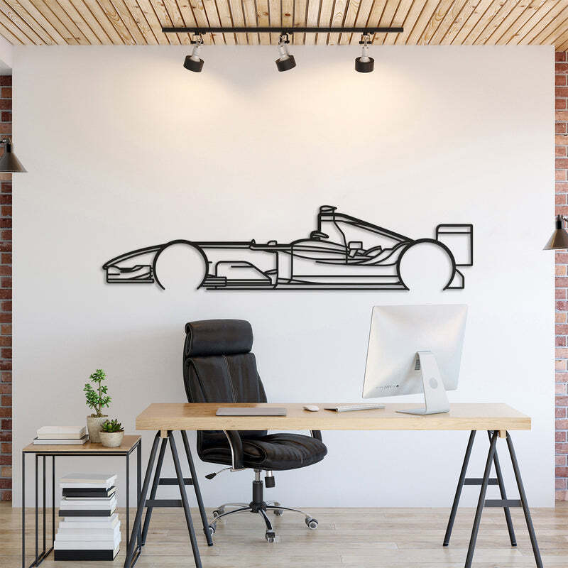 Wall Art Home Decor 3D Acrylic Metal Car Auto Poster USA Silhouette 2004 Classic
