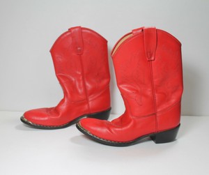 girls red cowboy boots