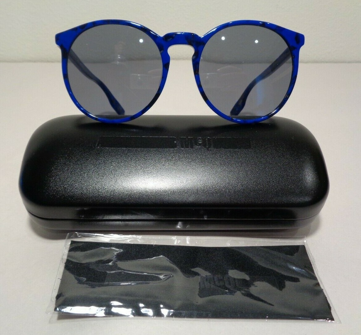 McQ by Alexander McQueen MQ0038SA Blue Silver New Women
