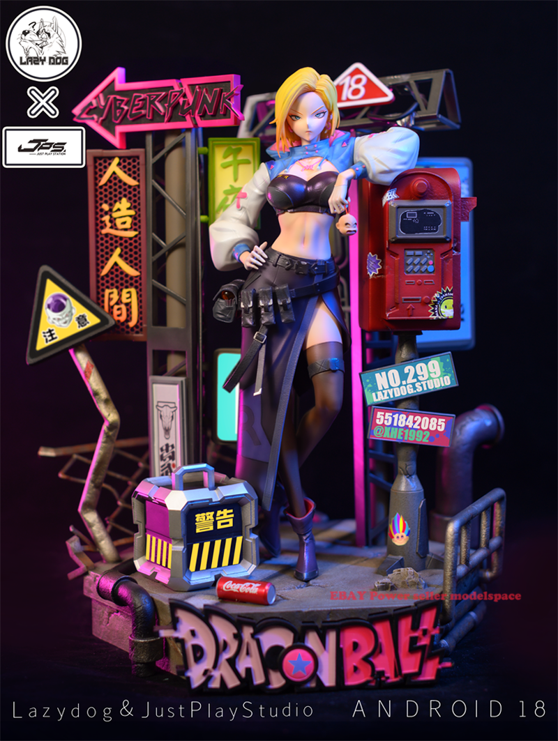 Lazydog Studio 1/6 Dragon Ball Cyberpunk Android 18 Resin Model