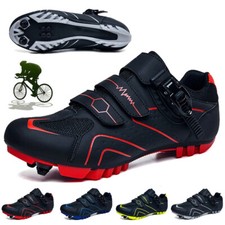 Scarpe da Mountain Bike Professionali Bici Ciclismo Uomo Sneakers Sportive SPD Peloton