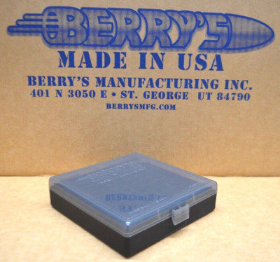 45 ACP -40 CAL - 10 MM  100 ROUND PLASTIC AMMO BOXES (SMOKE) BUY 3 GET 1 FREE