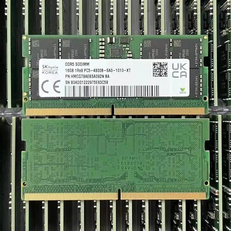 SK Hynix 32GB(16*2) DDR5 RAM 4800MHz PC5-38400 SODIMM Laptop Memory 1Rx8 - Image 2 of 2