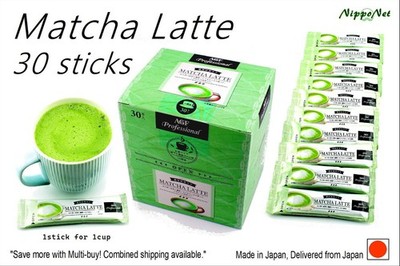 Japanese Matcha Latte 30 Sticks | made in Japan , delivere from Japan