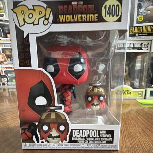 Funko Pop! Vinyl Marvel Deadpool with Headpool #1400 Bobblehead Figure