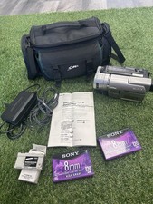 Sony Handycam Vision CCD-TRV37 Video8 With NightShot, New Tapes, Accesories