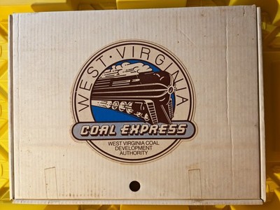 Vintage Rare West Virginia Coal Express Model Train Set