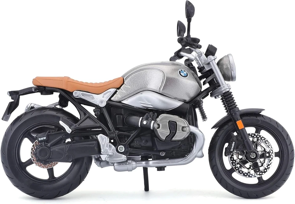 ,MAISTO, BMW R Nine T Scrambler Gris, 1/12, MST18834 - Imagen 4 de 4