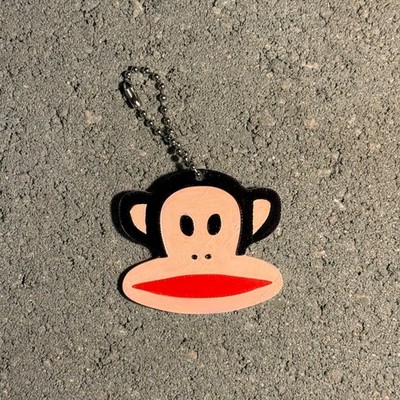 Vibrant Paul Frank Style Keychain