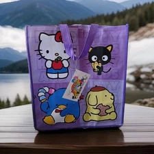 Cute Sanrio HELLO KITTY, And FRIENDS Reusable Shopping Tote Bag