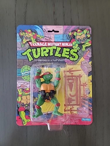 1988 Playmates Teenage Mutant Ninja Turtles Action Figure Raphael