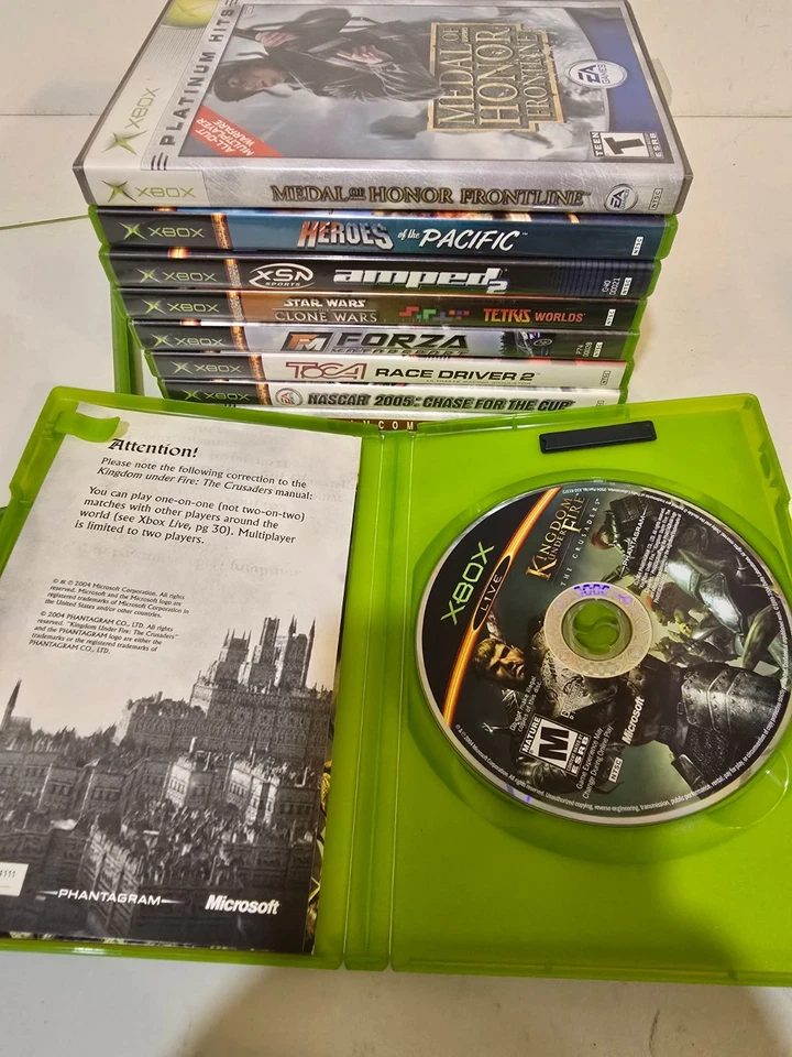 Microsoft Xbox Game Lot (10) – Forza Motorsport, NASCAR 2005, Star Wars + More - Image 4 of 4